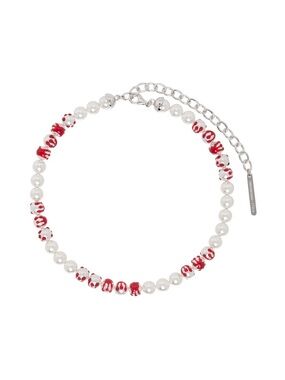 ShuShu/Tong SSENSE exclusive pearl blood necklace